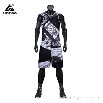 Scept da squadra di uniforme da basket da basket e pantaloncini